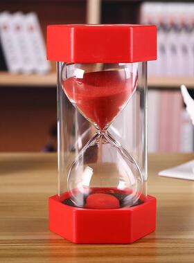 沙漏计时器刷牙2//51两0/15/330/45/60十五分钟半小时儿童防摔