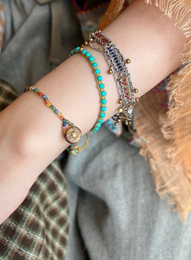 ZIXIU子休 25春夏新品 沉香开门红细绳手链串珠小彩绳质感礼物