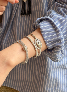 自留推荐 ATELIERSO倪索 钉砂手镯方糖串珠手串手链复古高级感