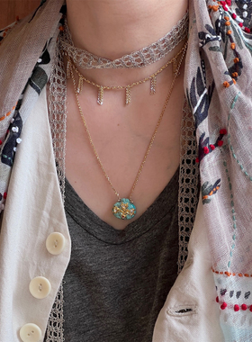 自留推荐 MARIE LAURE CHAMOREL vintage系列 法式轻奢中古项链