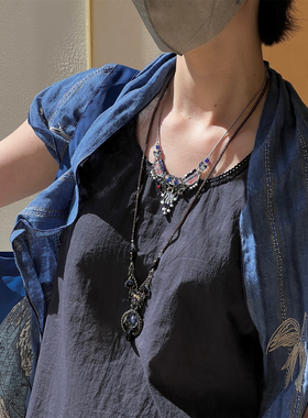 AYALA BAR R3648项链 Casual Glass Necklace 手工制作锁骨链