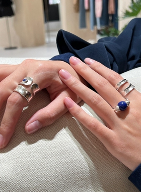 ENSAGE/APT702 戒指925纯银手工原创设计师小众气质高级感指环