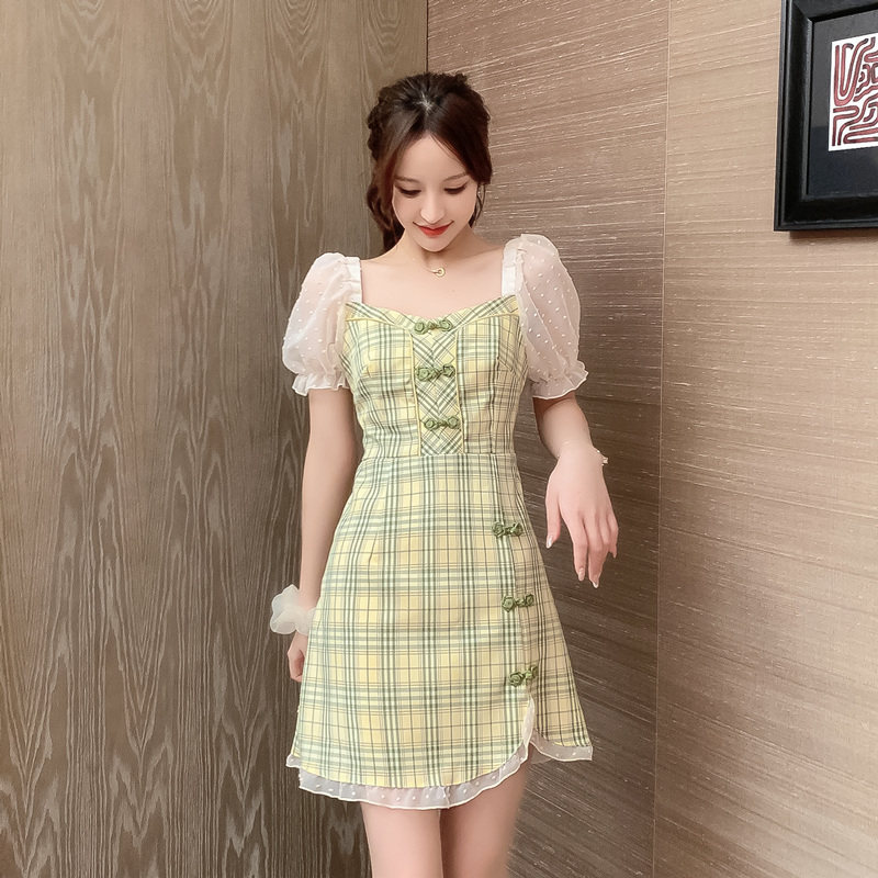 复古旗袍2020年新款改良版夏连衣裙 纯贝妮连衣裙