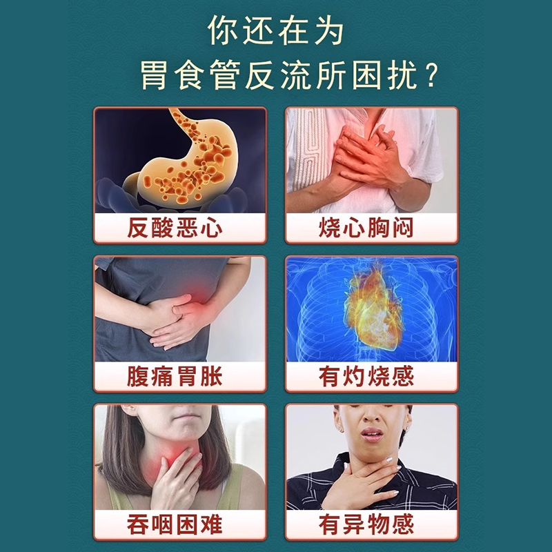 反流性食管炎胃舒贴防胃反流反酸胃烧心暖胃贴苗昶堂胃食管贴YS-图0