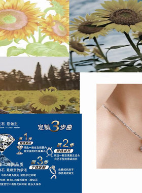 简约四叶草情人节礼物钻石项链