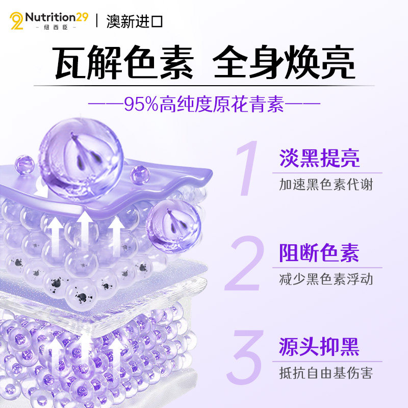 澳洲进口n29纽西臣葡萄籽粉花青素 nutrition29海外葡萄籽提取物