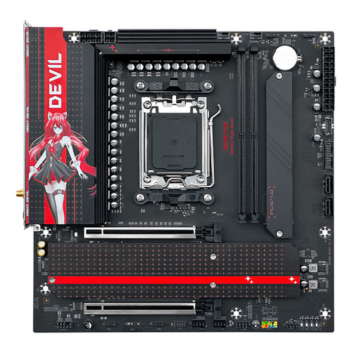 精粤B650主板夜魔ddr5电竞支持AMD 7000/8000/9000系列处理器 - 图3