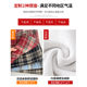 Autumn and winter contrast color woolen plaid pants for women, lazy wide-leg pants