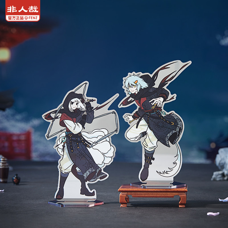 非人哉×刺客信条联名镜面亚克力立牌动漫周边角色收藏桌面摆件,淘宝优惠券,粉丝福利购,淘宝优惠卷