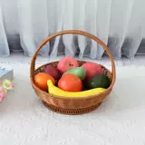 Ratter Teng Железная рама сплетенная корзина круглая ручная корзина для пикника для пикника