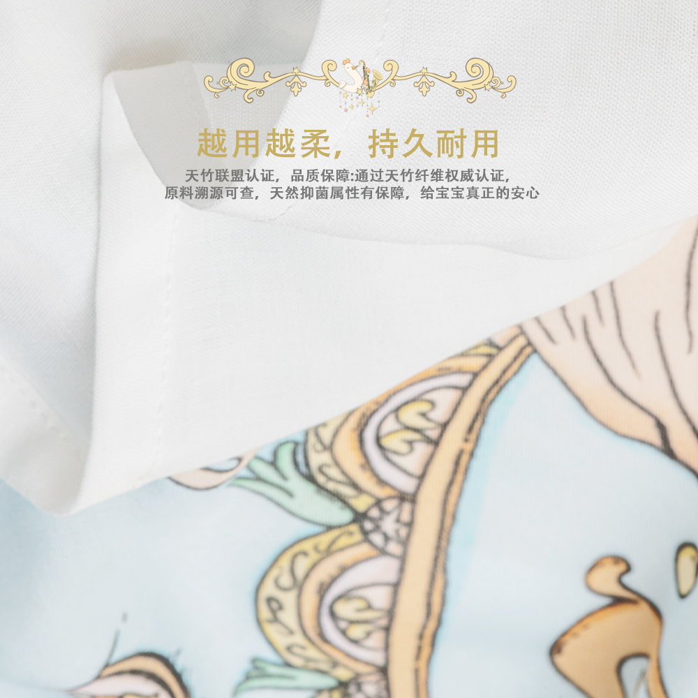 德国nmay新生抱被婴儿毯抱巾桑蚕丝包巾纱巾竹纤维婴童盖毯礼盒