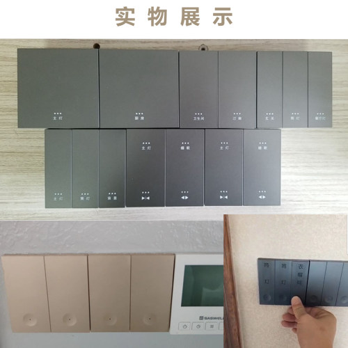涂鸦Zigbee智能开关零火面板4键2情景SaaS支持小爱猫精灵小度 - 图0