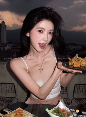多巴胺彩色十字架项链锁骨链配饰