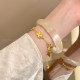 Cat-eye glass bracelet women's national style high-end hand jewelry
