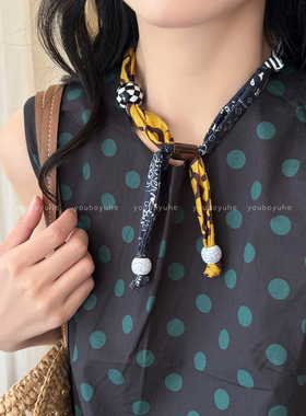 时髦设计感趣味拼接项链手链配饰