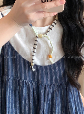 趣味拼接项链高级感锁骨链手链女