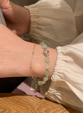 超仙葡萄石青串珠手链女ins