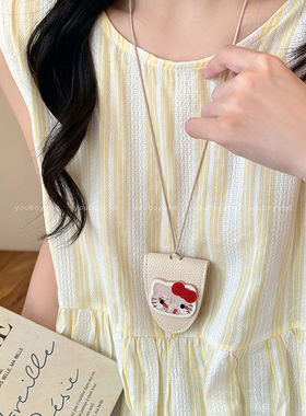 挂脖磁吸墨镜夹项链长款挂脖配饰