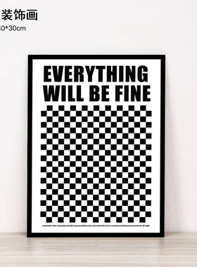 治愈系小清新北欧文艺小众装饰画