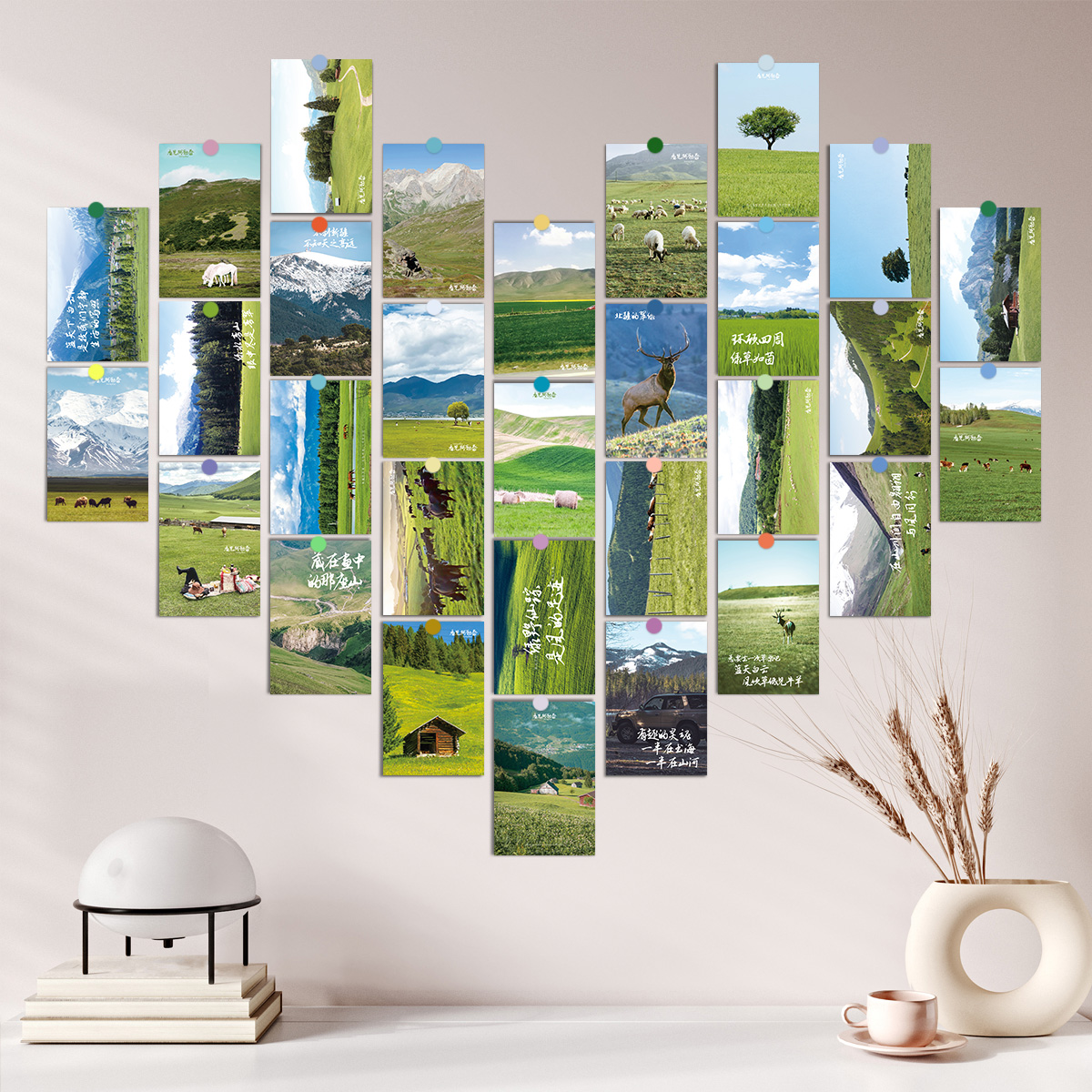 30 greeting cards to meet the healing scenery of Altay’s literature and art