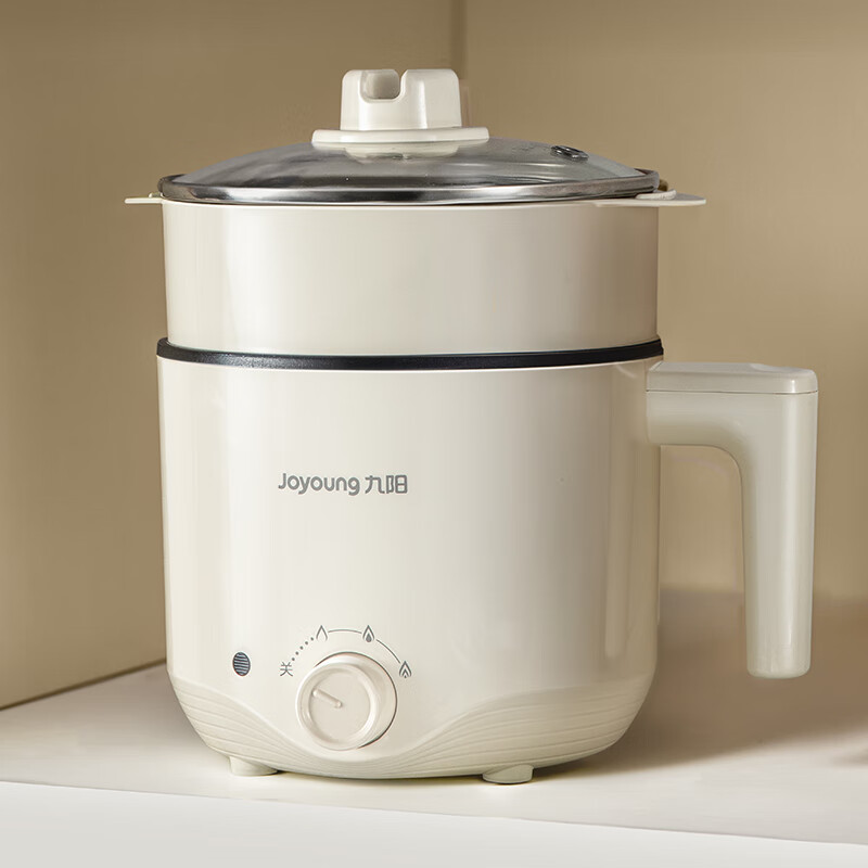 九阳1.8L升电煮锅上蒸下煮小火锅3档火力涮煮焖炖一锅多用电热锅 - 图3