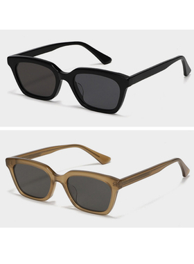 韩版多边形小框板材墨镜防紫外线