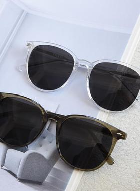 圆形偏光太阳镜防紫外线墨镜