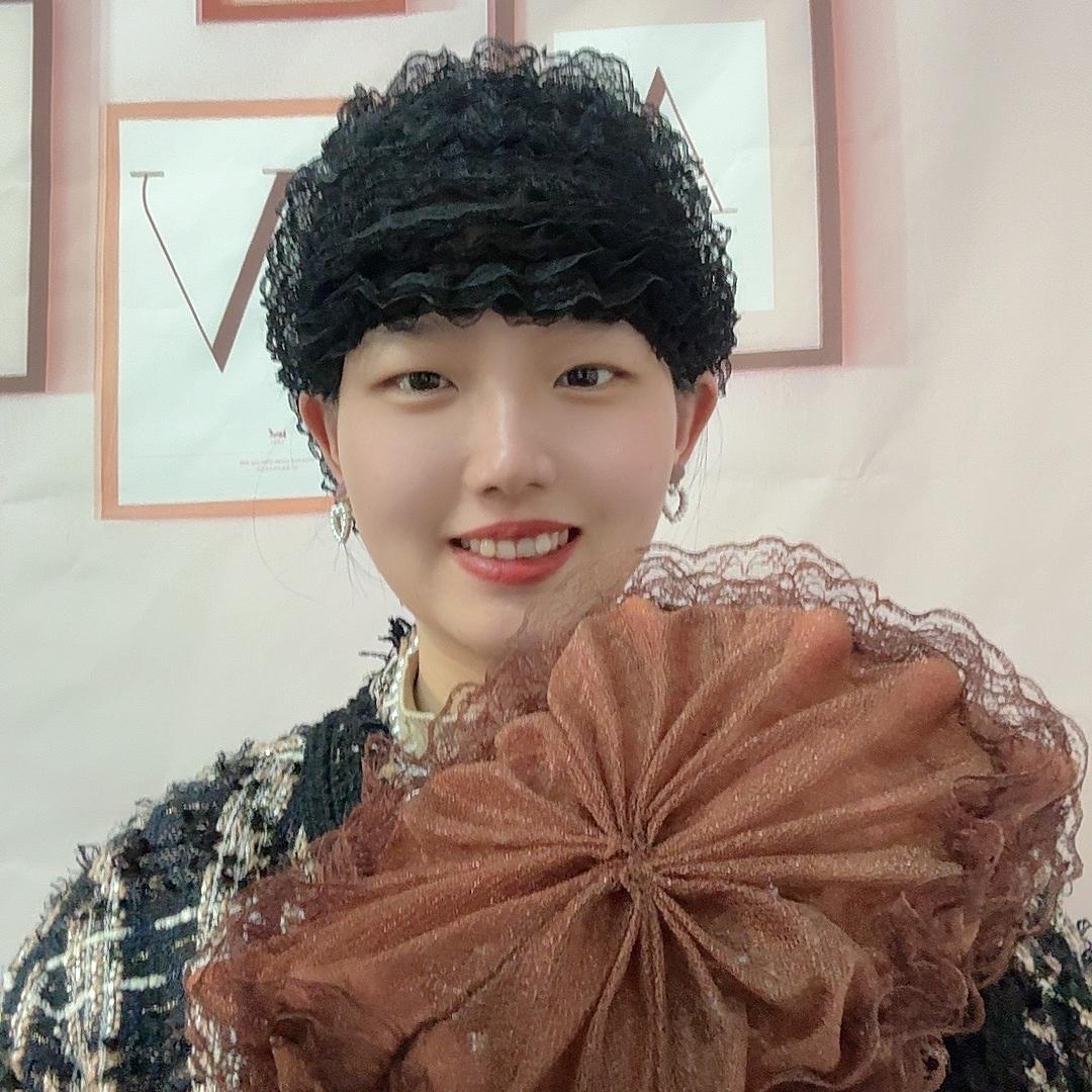 夏季新款超薄蕾丝边弹力美人纱妈妈帽遮阳防尘遮白发中老年包头帽 - 图0