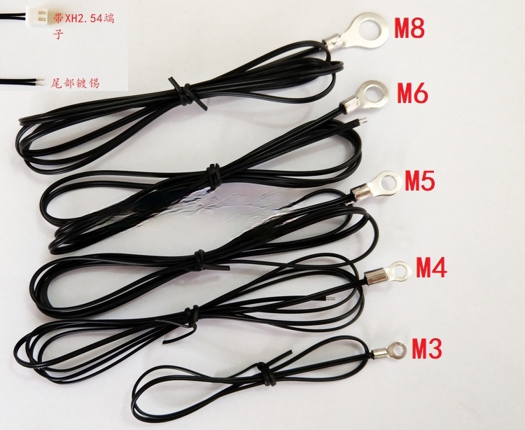 NTC 10K B3435 3950热敏电阻温度传感器M2M3 M4 M5M6M8线耳探头 - 图2