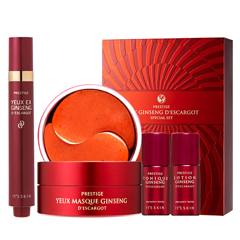 【拯救黑眼圈】伊思红参蜗牛眼部护理 itsskin伊思海外面部护理套装