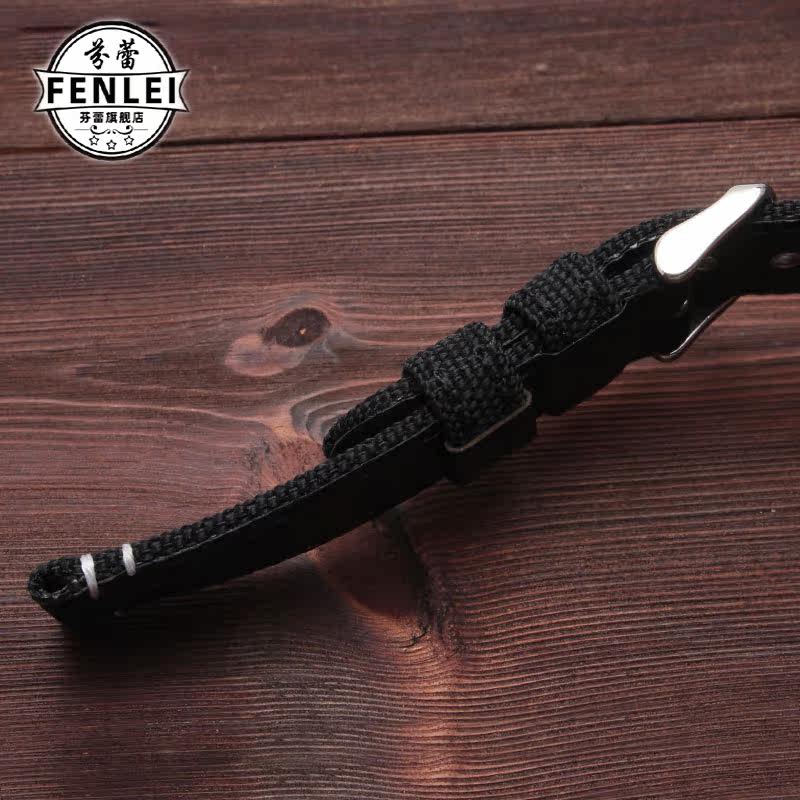 适配西铁城精工5号万国帆布表带 芬蕾配件