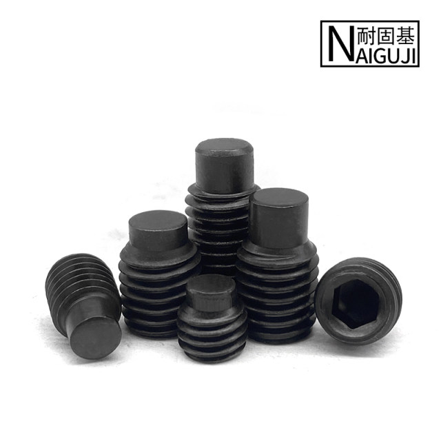 Convex end tightening screw 12.9 cylindrical machine