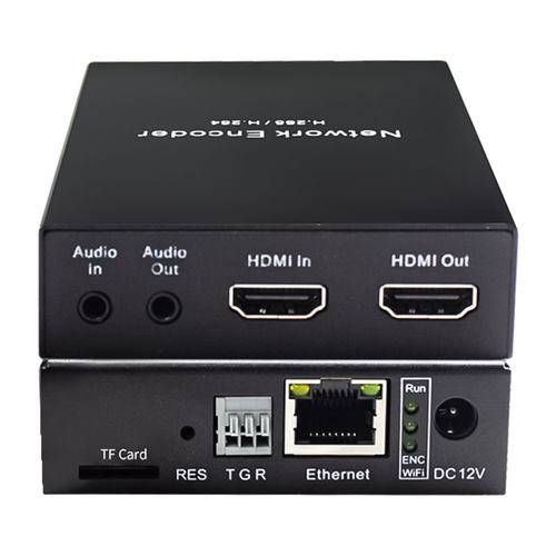 同三维高清HDMI/SDI视频直播编码器H.265/H.264网络推流器盒T80003 SRT RTMP ONVIF NVR录像机视频转IP网络 - 图0