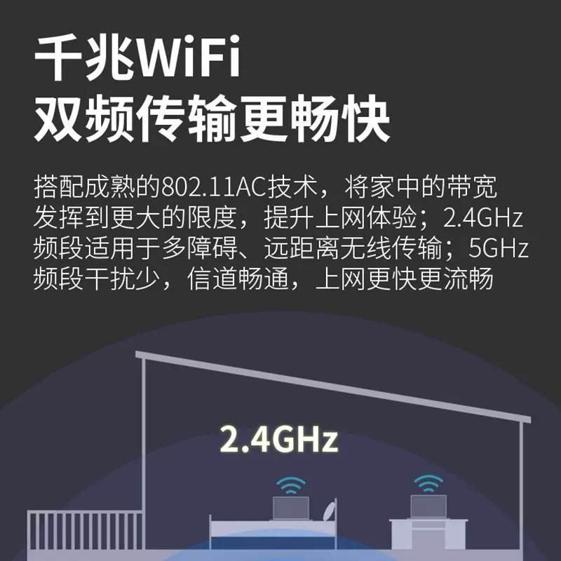 路由器wifi6千兆5G双频千兆端口穿墙王家用全屋无线大功率高速学生宿舍寝室全网通wf电信移动宽带企业级增强 - 图1