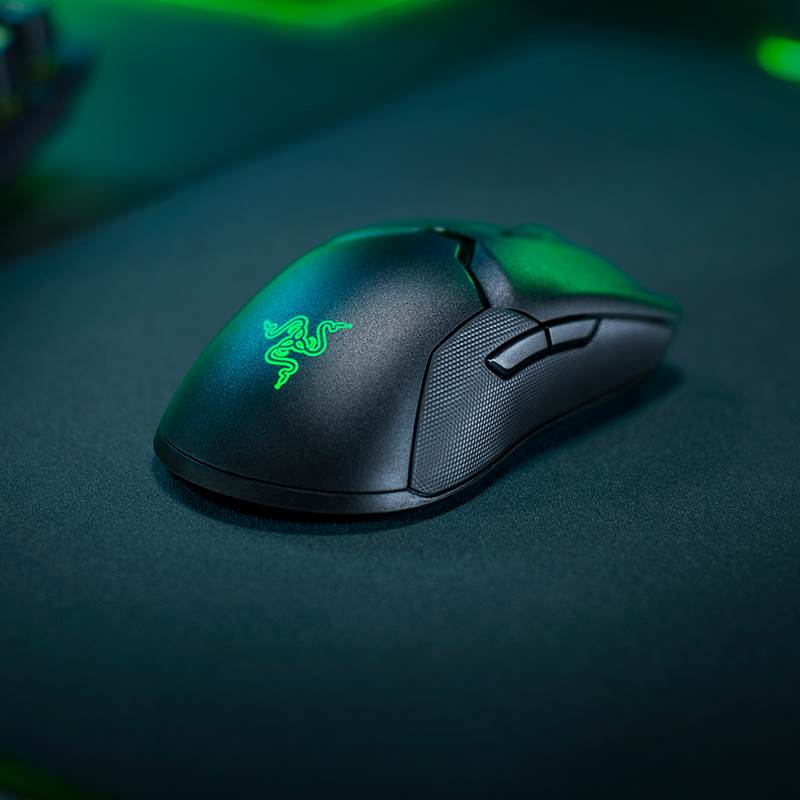 Razer雷蛇无线鼠标毒蝰版充电款蝰蛇电脑电竞游戏底座双模RGB-图1