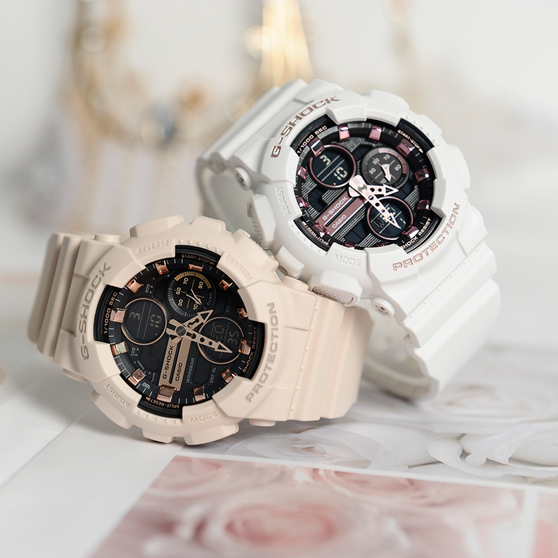 卡西欧G-SHOCK手表中性女表盘复古潮流休闲防水腕表GMA-S140-4A 2