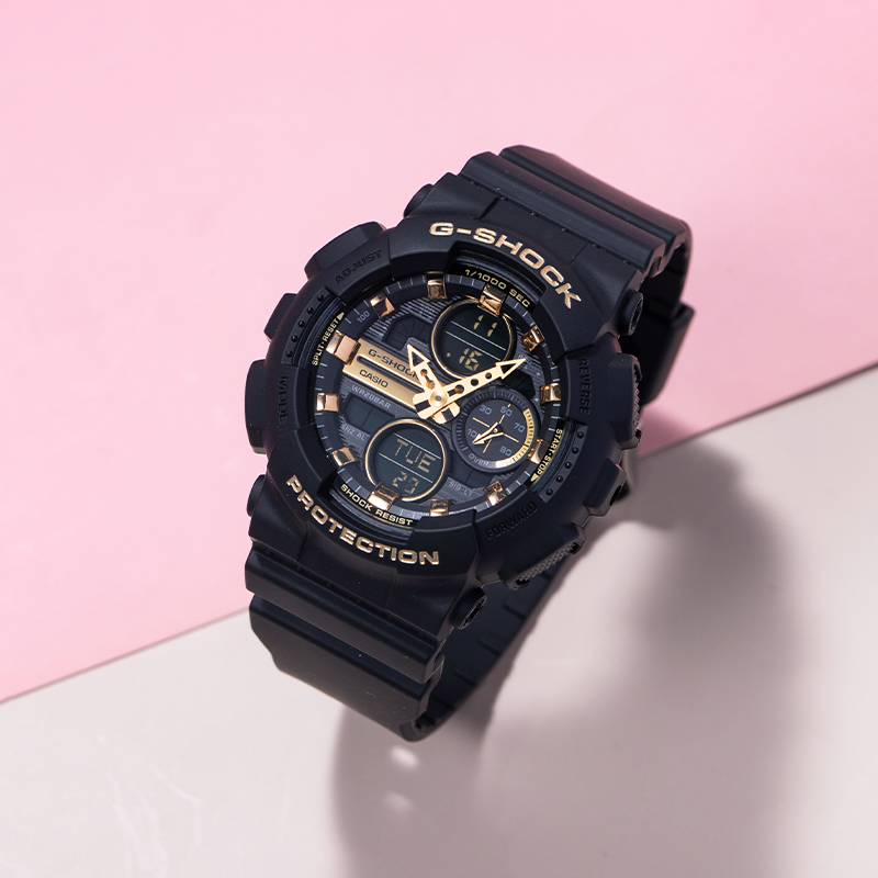 卡西欧G-SHOCK手表中性女表盘复古潮流休闲防水腕表GMA-S140-4A 2