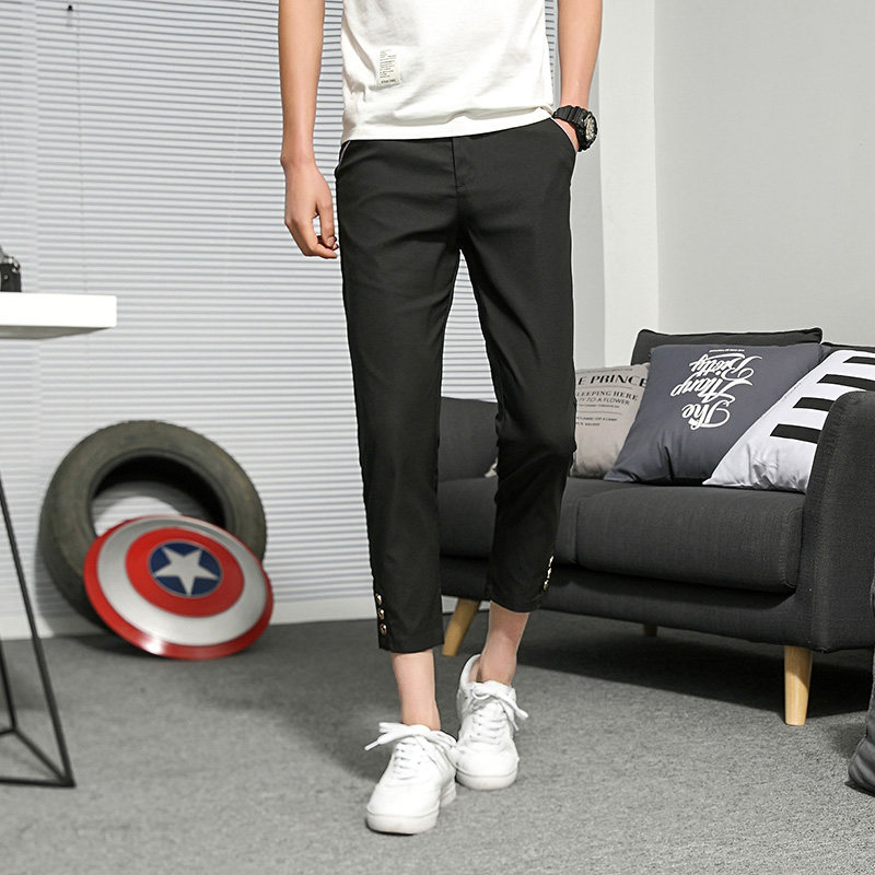 夏季9分韩版潮流帅气工装男休闲裤 寒玿悦休闲裤