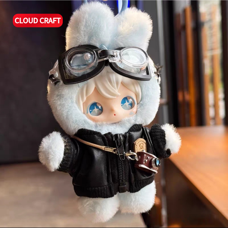 适用Dimoo新生日记系列娃衣黑夹克套装dimoo新生日记搪胶娃衣,淘宝优惠券,粉丝福利购,淘宝优惠卷