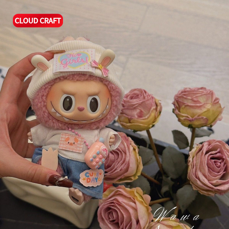 拉布布忠诚娃衣纯情小兔套装泡泡玛特labubu新款一二三代娃衣,淘宝优惠券,粉丝福利购,淘宝优惠卷