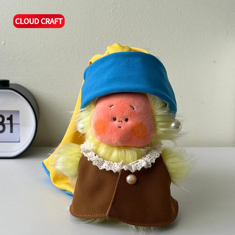 适用dimoo新生系列/星星人/嘎子姐/拉布布娃衣少女的珍珠耳环套装,淘宝优惠券,粉丝福利购,淘宝优惠卷