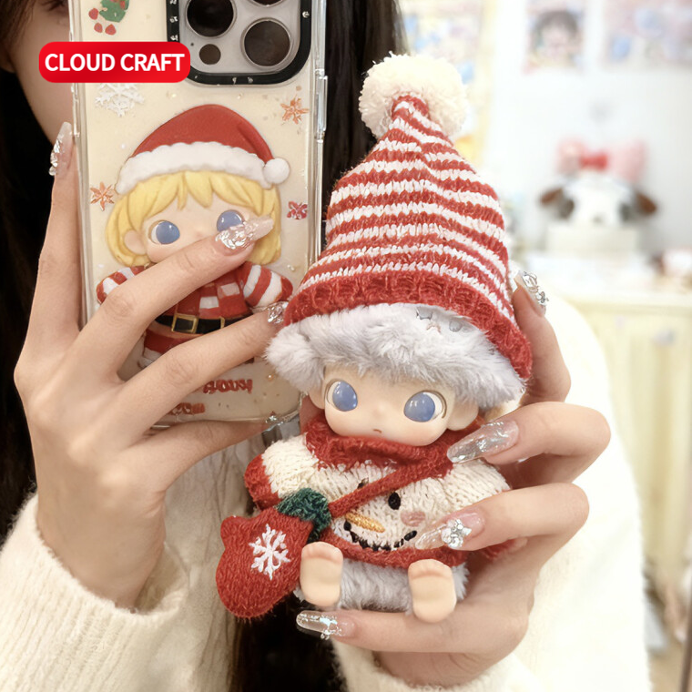 适用dimoo4代新生日记系列娃衣新品圣诞帽子围巾套装可爱毛绒挂件,淘宝优惠券,粉丝福利购,淘宝优惠卷