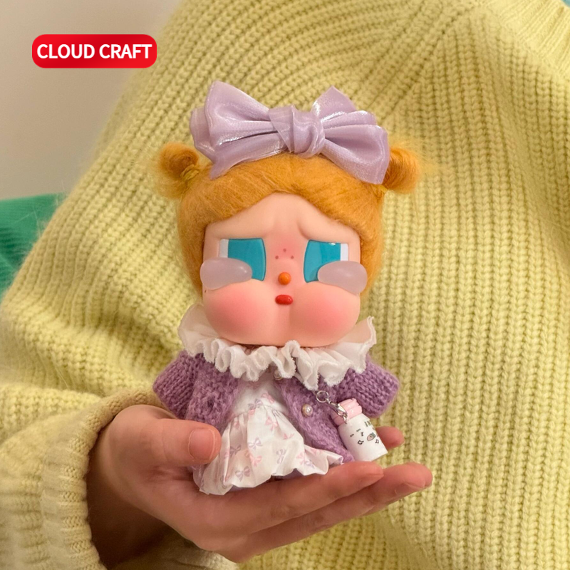 适用CRYBABY哭娃娃衣紫色系毛衣开衫裙裙套装Vacation度假系列,淘宝优惠券,粉丝福利购,淘宝优惠卷