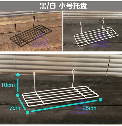 洞洞板挂篮网片饰品展示架收纳筐超市货架挂网篮子上墙网片置物篮-图0