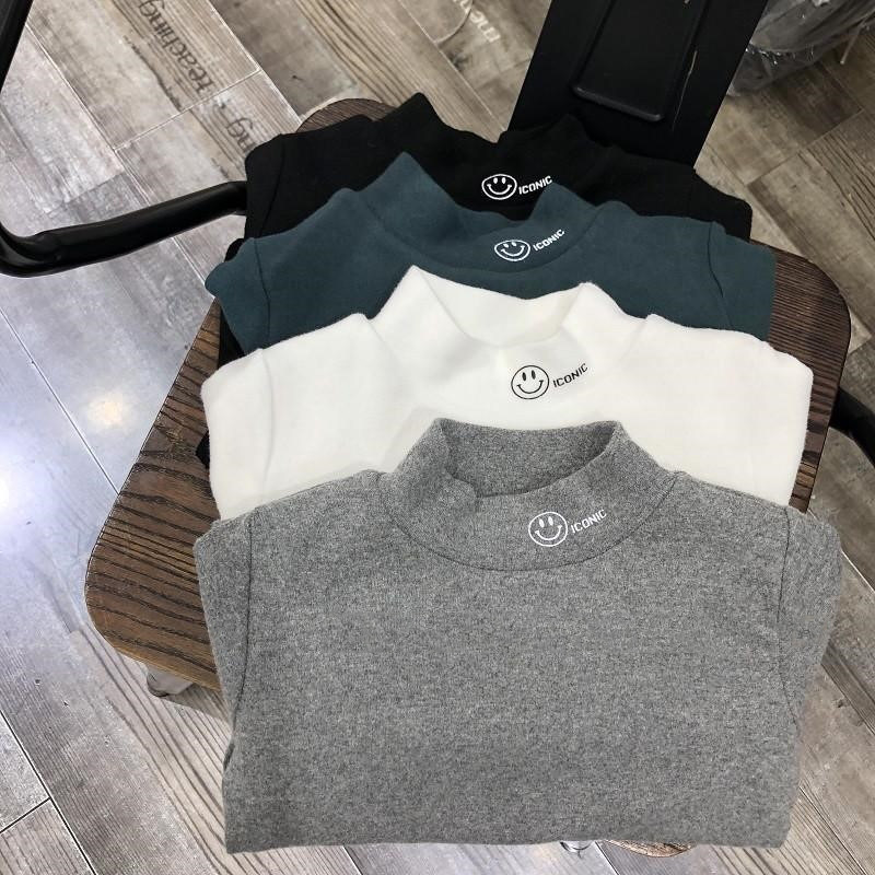 韩国童装2026秋冬保暖儿童内搭T恤上衣男女宝宝洋气半高领打底衫,淘宝优惠券,粉丝福利购,淘宝优惠卷