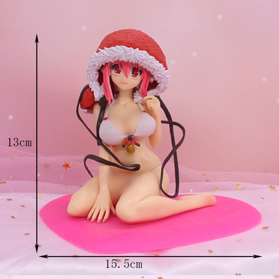 索尼子蛋糕装饰摆件网红性感美女粉色蓝色生日公仔情景比基尼娃娃 - 图1