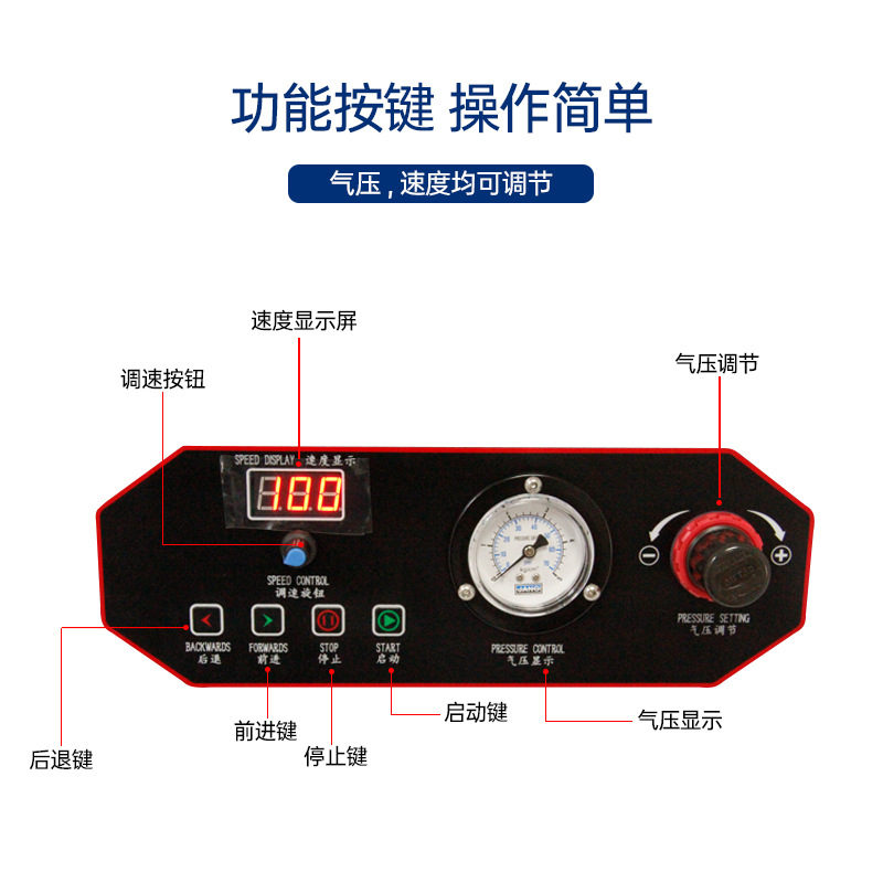 气柱袋卷充气材机全自动通用奶粉气泡柱红酒气囊防震袋打气机机器 - 图0