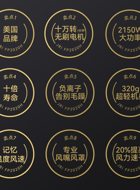 JRL负离子大功率理发店电吹风