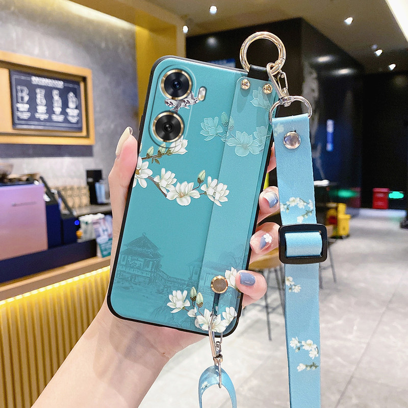 Suitable for Huawei Enjoy 60 silicone case crossbody hanging neck