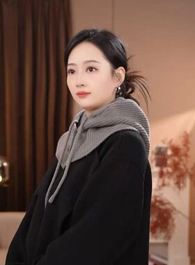 一体围脖帽保暖防风防寒秋冬多功能冬天百搭户外加厚